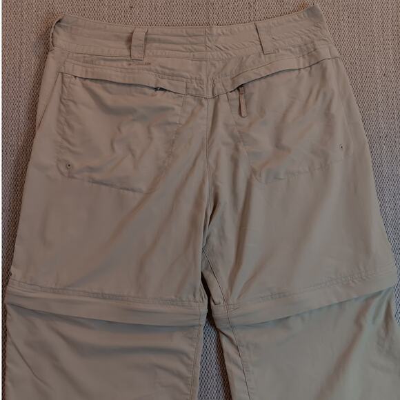 Columbia Titanium Convertible Pants Womens 12 33X29 Light Tan Packable - Picture 9 of 16